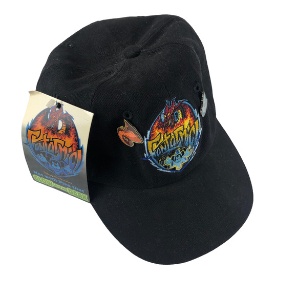 Disney Other - NEW Walt Disney World MGM Fantasia Fantasmic Strapback Black Hat Glow Pin Set